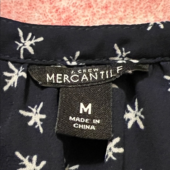 J. Crew Navy Blue and White Dress - Picture 2 of 10